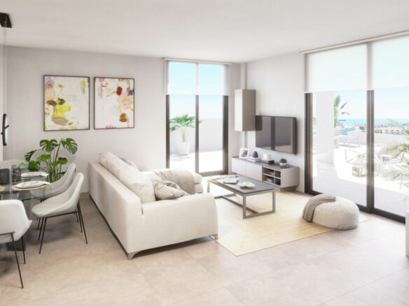 Apartment Of 99 M² With Sea View In Vera, Spain