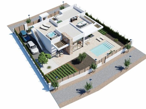 Villa Of 115 M² With A Garden In Fuente Alamo De Murcia