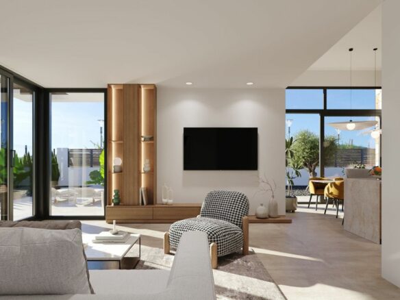 Villa Of 115 M² With A Garden In Fuente Alamo De Murcia