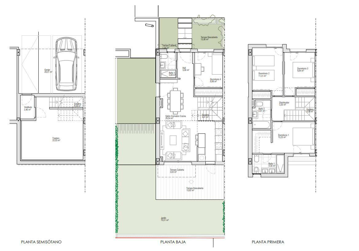 3-bedroom Attached In Málaga, Spain (104 M²)