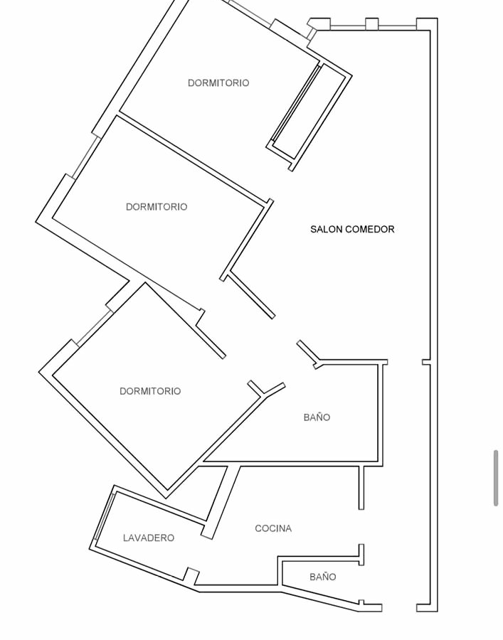 3-bedroom Flat In Málaga, Spain (100 M²)