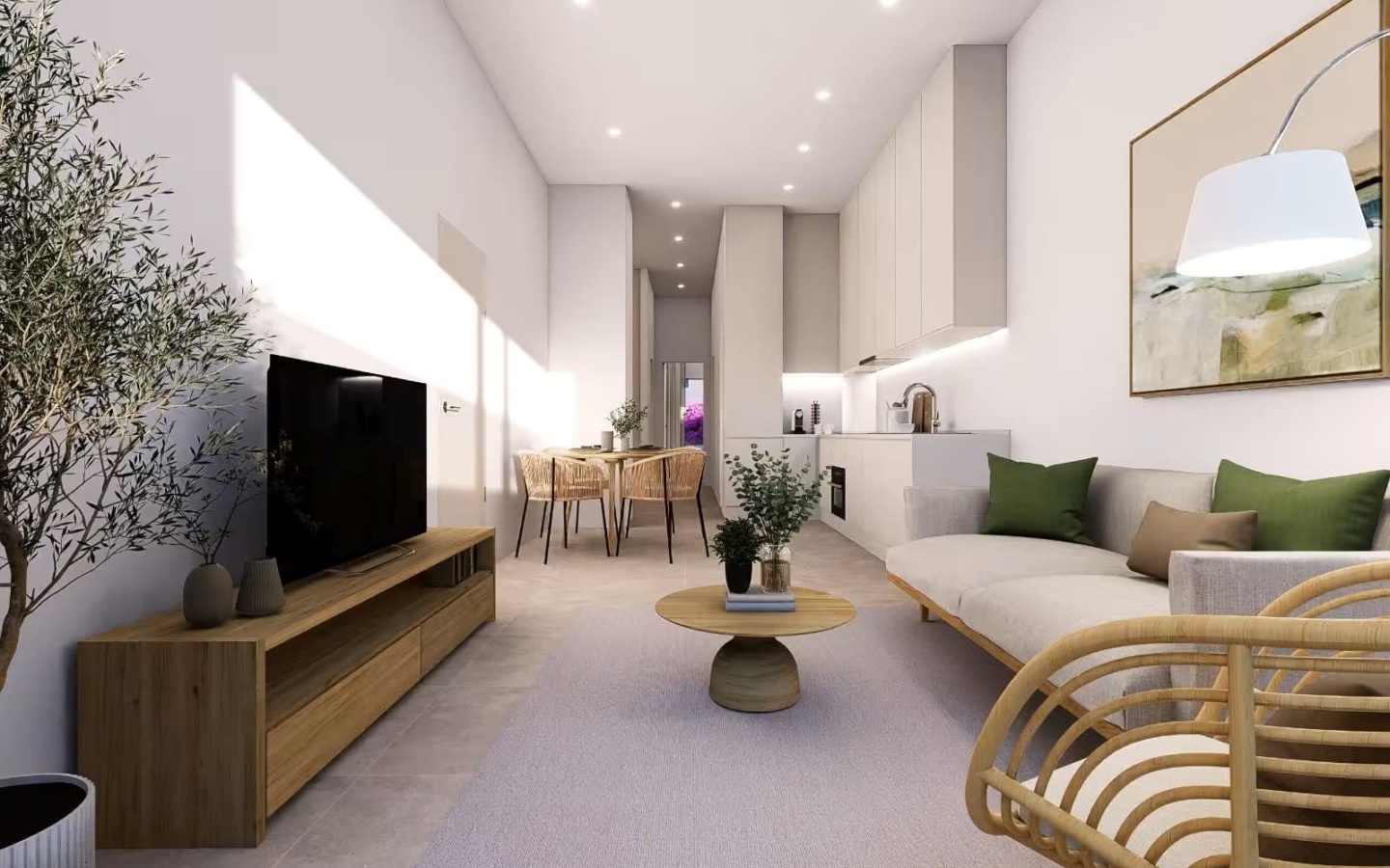 2-bedroom Apartment In Inca, Spain (55 M²)