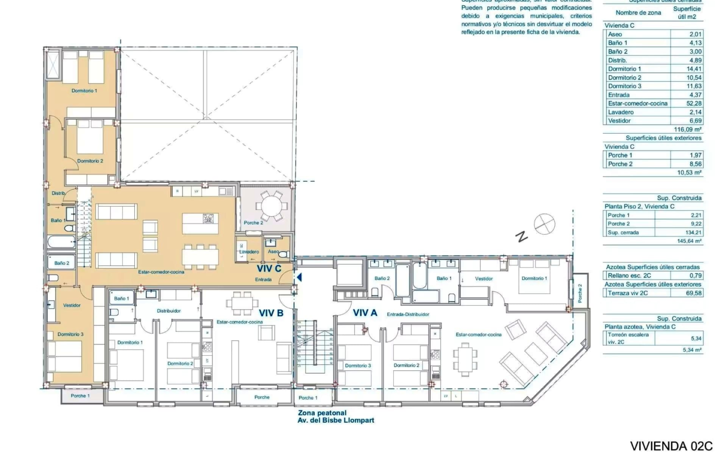 2-bedroom Apartment In Inca, Spain (74 M²)