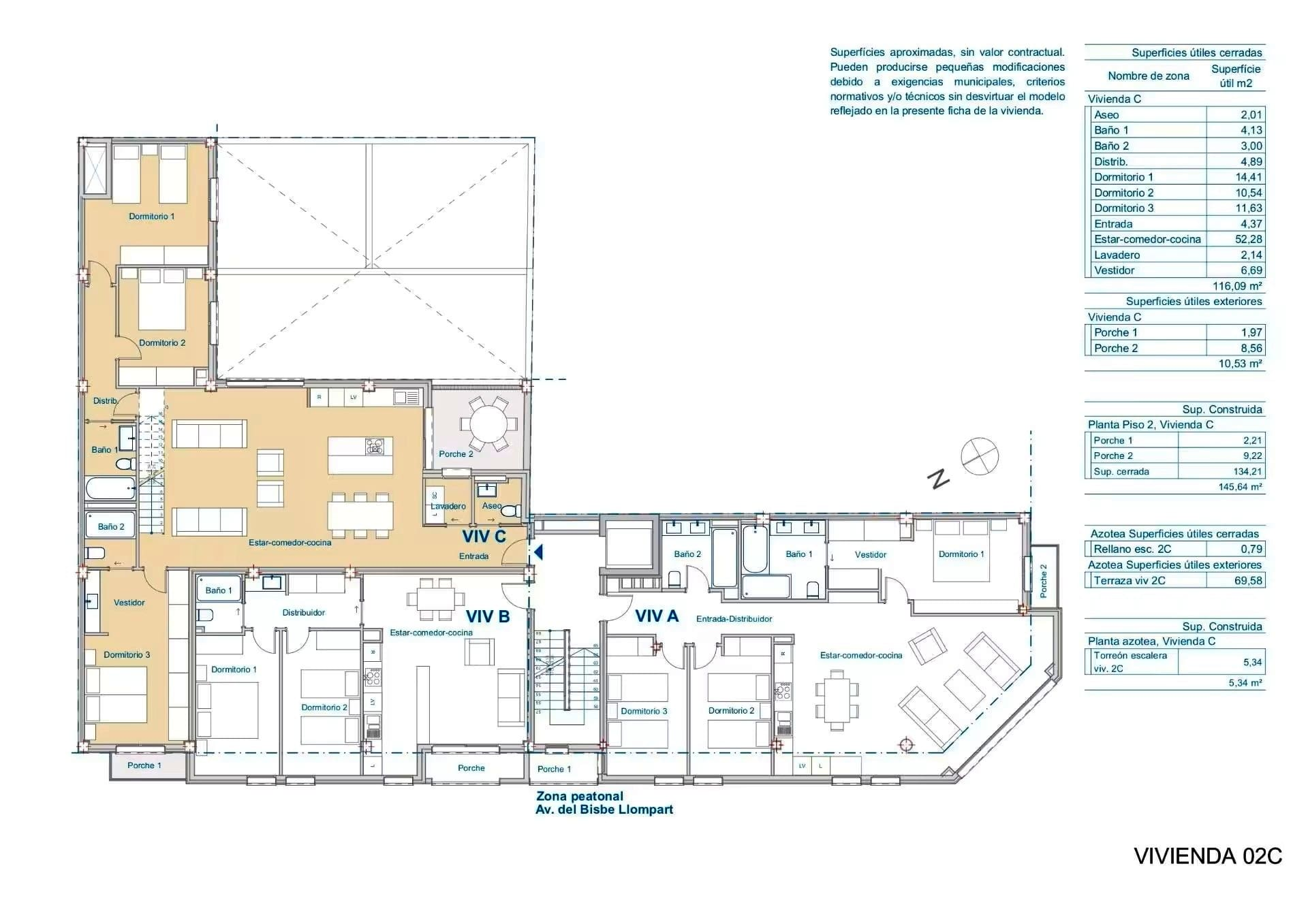 2-bedroom Apartment In Inca, Spain (74 M²)
