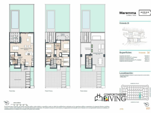3-bedroom Terraced House In Palma De Mallorca, Spain (145 M²)