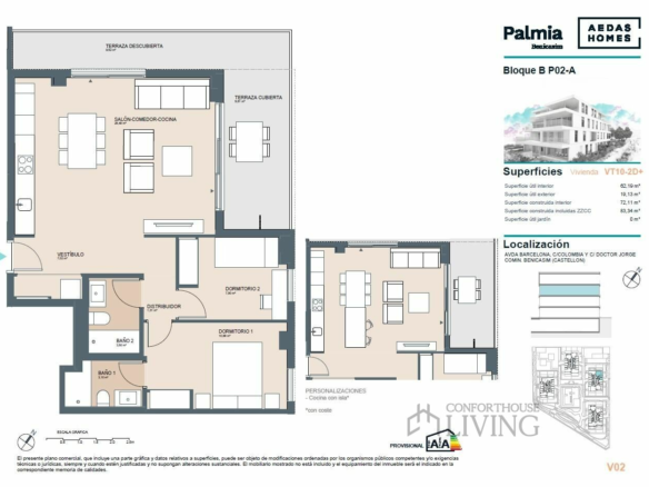 2-bedroom Flat In Benicassim, Spain (83 M²)