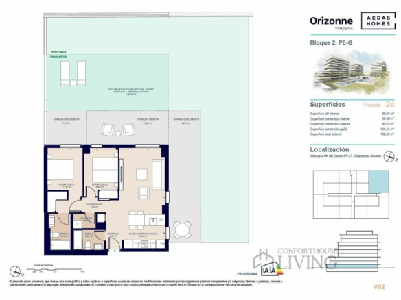 2-bedroom Ground Floor In Villajoyosa, Spain (70 M²)