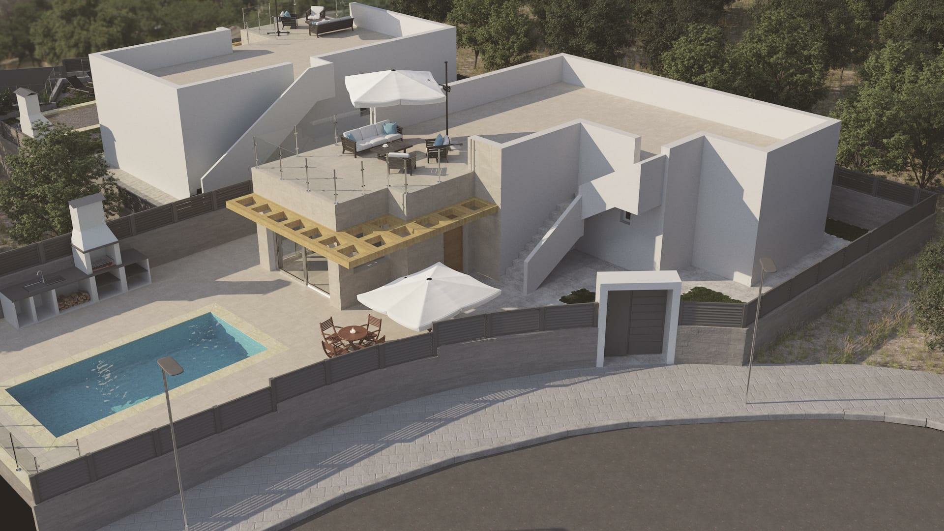3-bedroom Villa In Polop, Spain (100 M²)