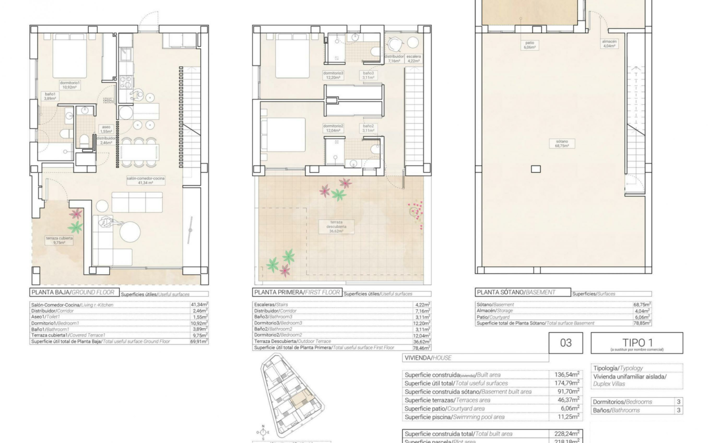 3-bedroom Villa In Hondon De Las Nieves, Spain (228 M²)