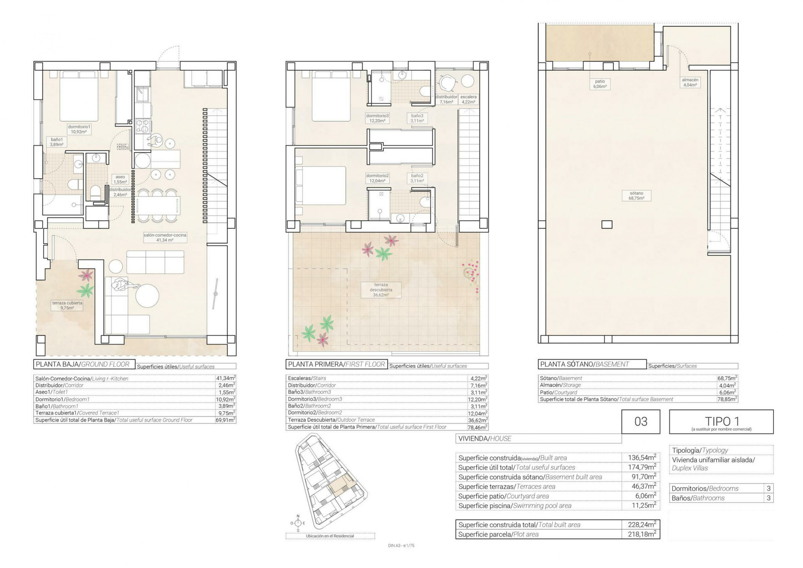3-bedroom Villa In Hondon De Las Nieves, Spain (228 M²)