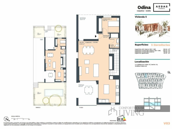 5-bedroom Semi In Godella, Spain (236 M²)