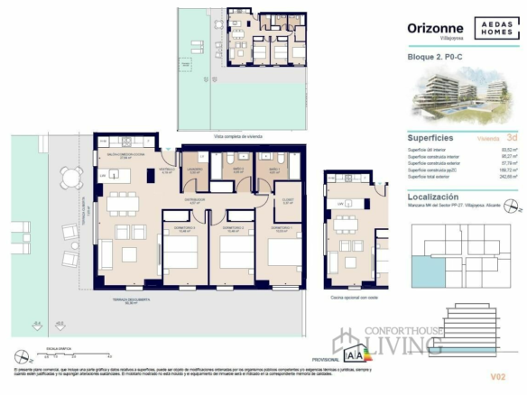 3-bedroom Ground Floor In Villajoyosa, Spain (95 M²)