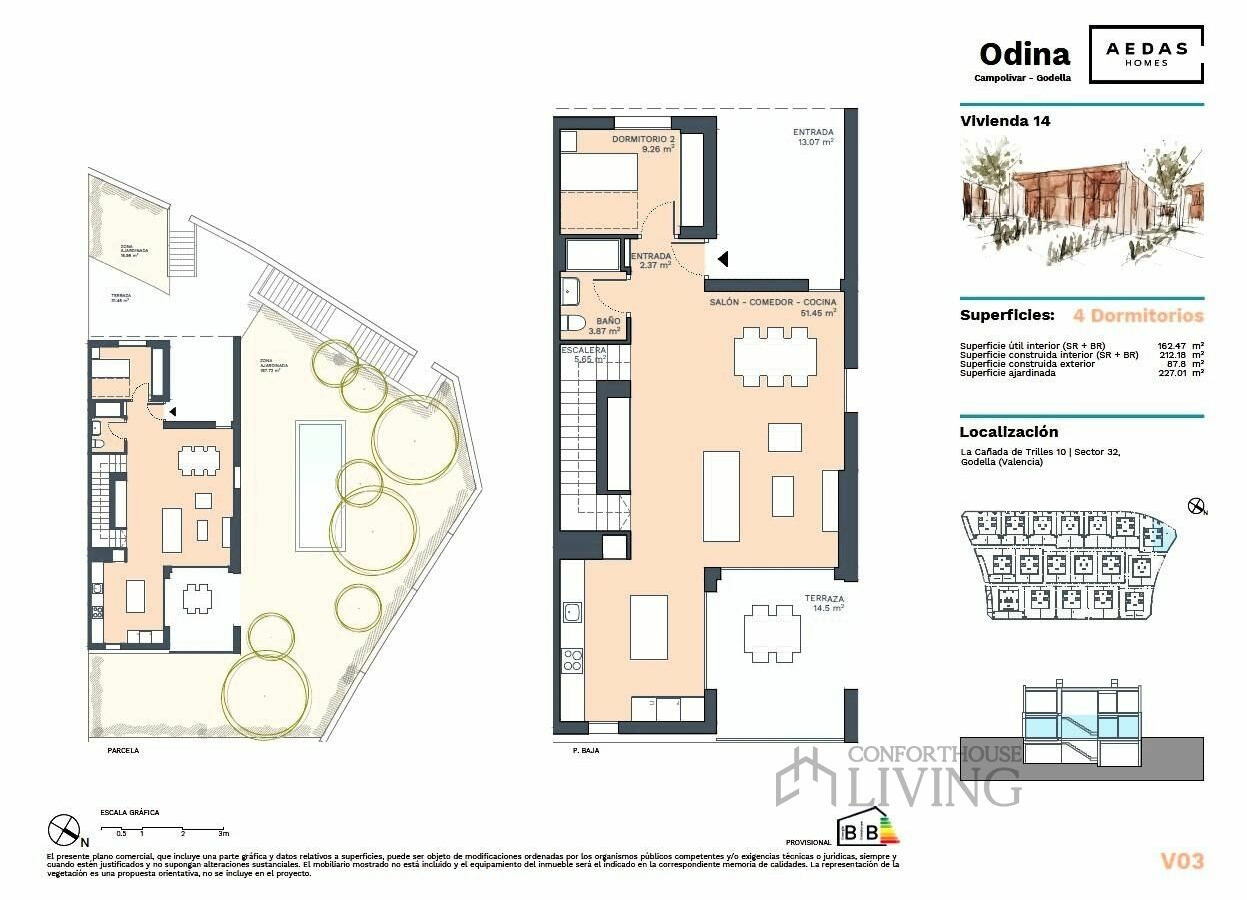 4-bedroom Semi In Godella, Spain (212 M²)