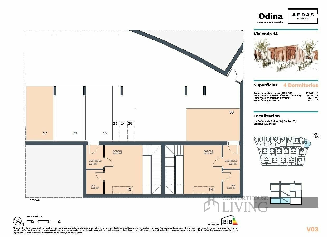 4-bedroom Semi In Godella, Spain (212 M²)