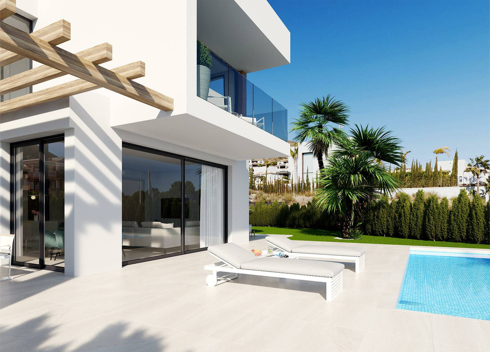 5-10-9829ad 3-bedroom Villa In Finestrat, Spain (154 M²)