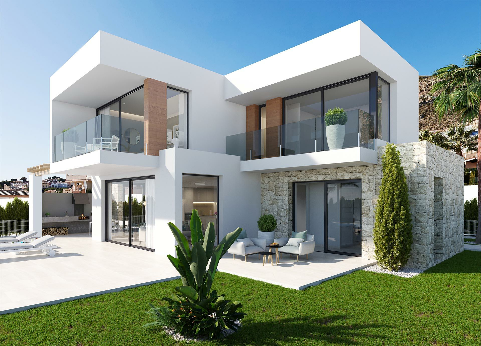 5-11-e246ca 3-bedroom Villa In Finestrat, Spain (154 M²)