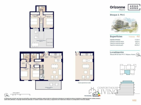 4-bedroom Penthouse In Villajoyosa, Spain (128 M²)