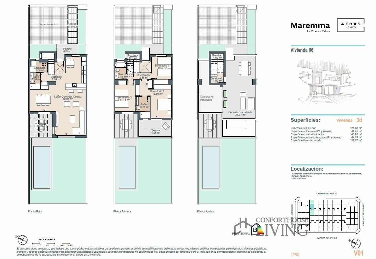 3-bedroom Terraced House In Palma De Mallorca, Spain (149 M²)