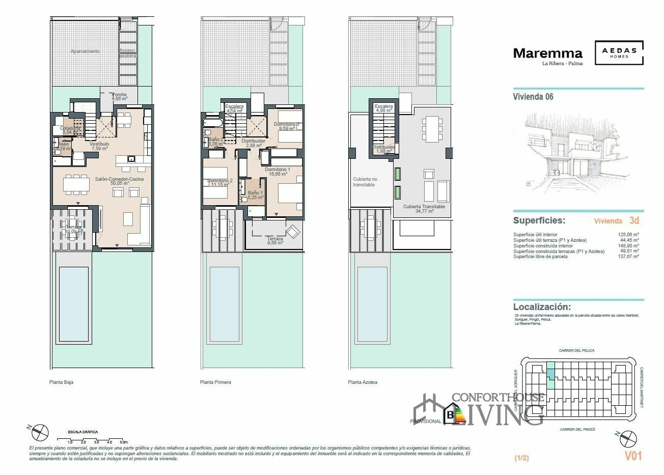7-15-a48f6f 3-bedroom Terraced House In Palma De Mallorca, Spain (149 M²)