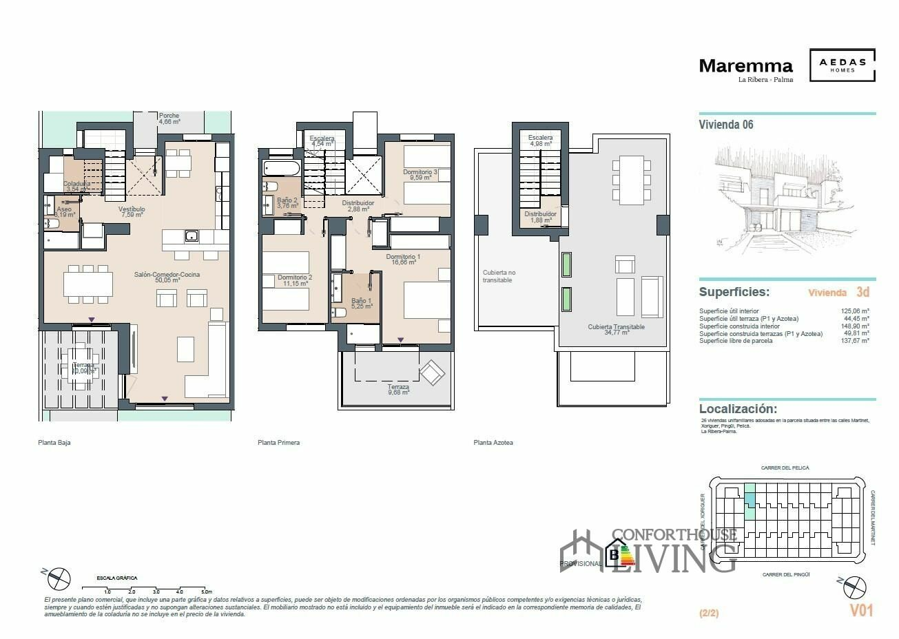 7-16-aaf4f2 3-bedroom Terraced House In Palma De Mallorca, Spain (149 M²)