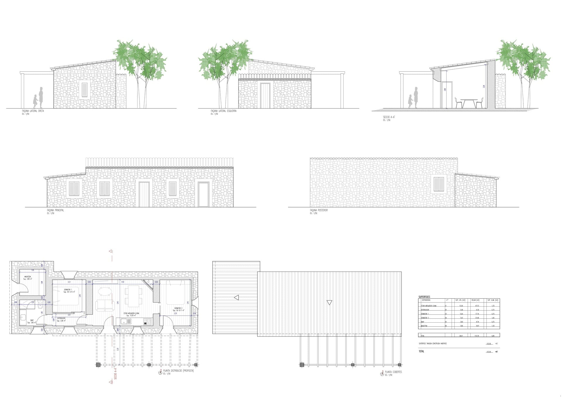 2-bedroom Finca In Búger, Spain (77 M²)