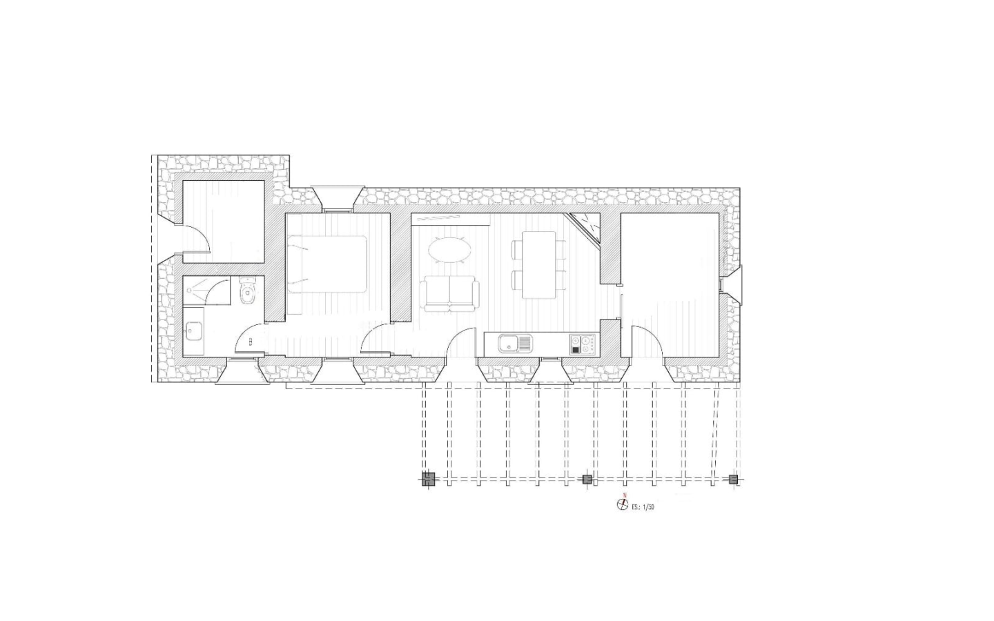 2-bedroom Finca In Búger, Spain (77 M²)