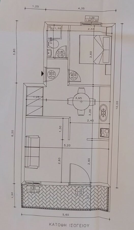 Flat 52 M2 In Thasos, Greece