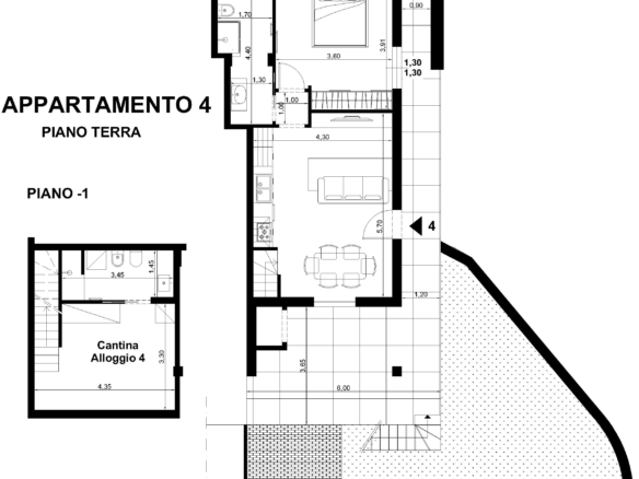 App 4 Grande Bilocale Con Taverna Giardino E Terrazzo Vista Mare