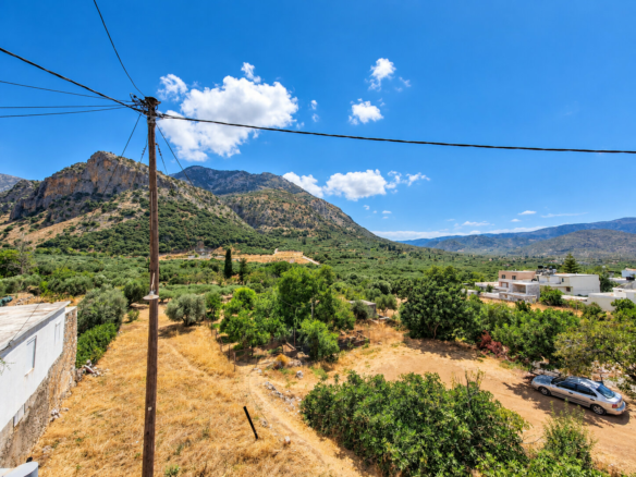 Modern 3-4 Bedroom Stone House With Lovely Views In Charming Cretan Village