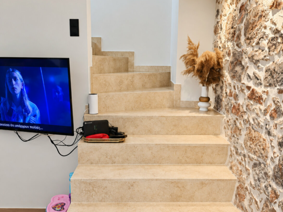 Modern 3-4 Bedroom Stone House With Lovely Views In Charming Cretan Village
