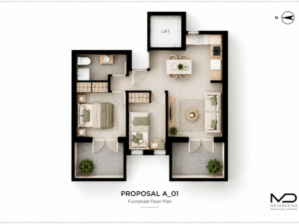 Flat 48 M2 In Easts Olimpos, Greece