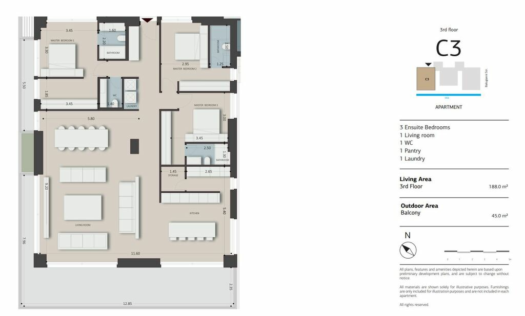 Flat 188 M2 In Glyfada, Greece