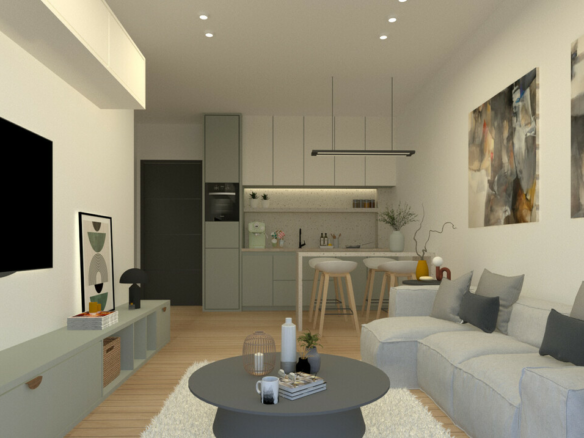 3-bedroom Duplex In Kalamaria, Greece (120 M²)