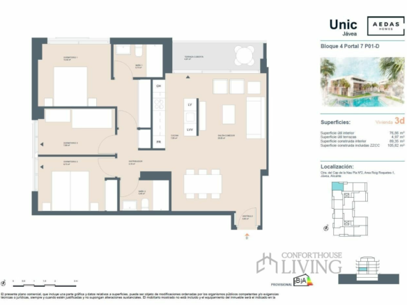 3-bedroom Flat In Jávea – Xàbia, Spain (106 M²)