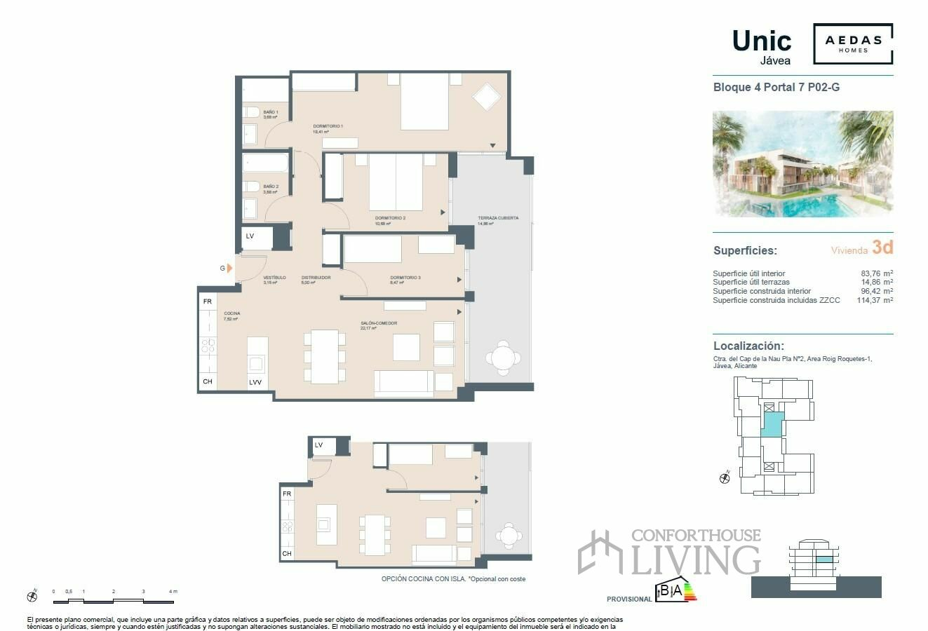 3-bedroom Flat In Jávea – Xàbia, Spain (114 M²)