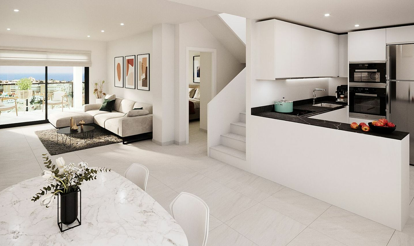 3-bedroom Penthouse In Torrevieja, Spain (96 M²)