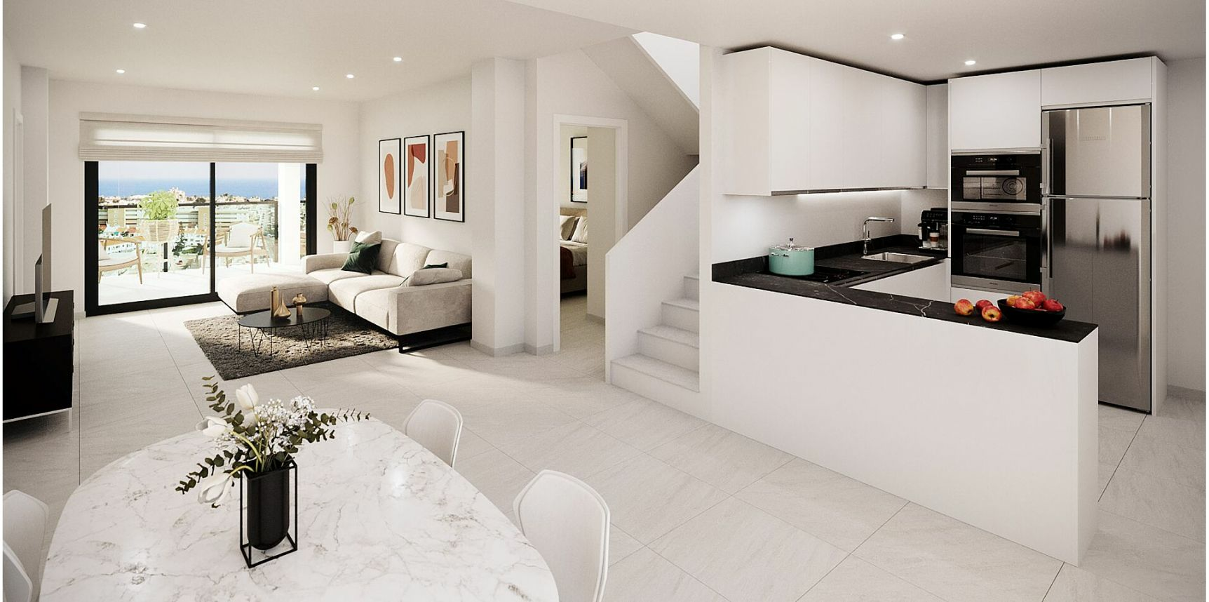 3-bedroom Penthouse In Torrevieja, Spain (96 M²)