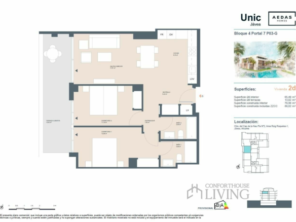 2-bedroom Penthouse In Jávea – Xàbia, Spain (90 M²)