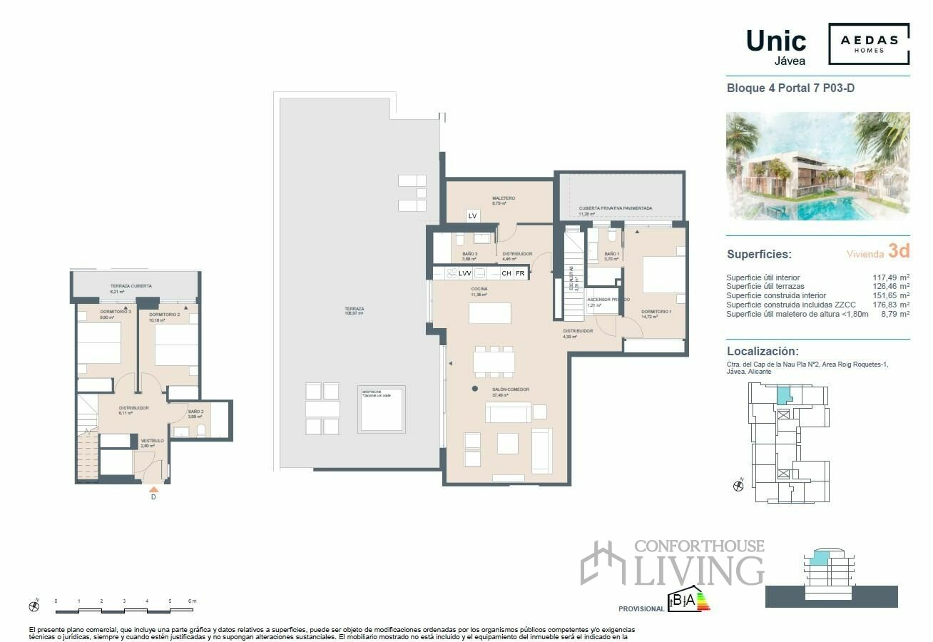 3-bedroom Penthouse In Jávea – Xàbia, Spain (177 M²)