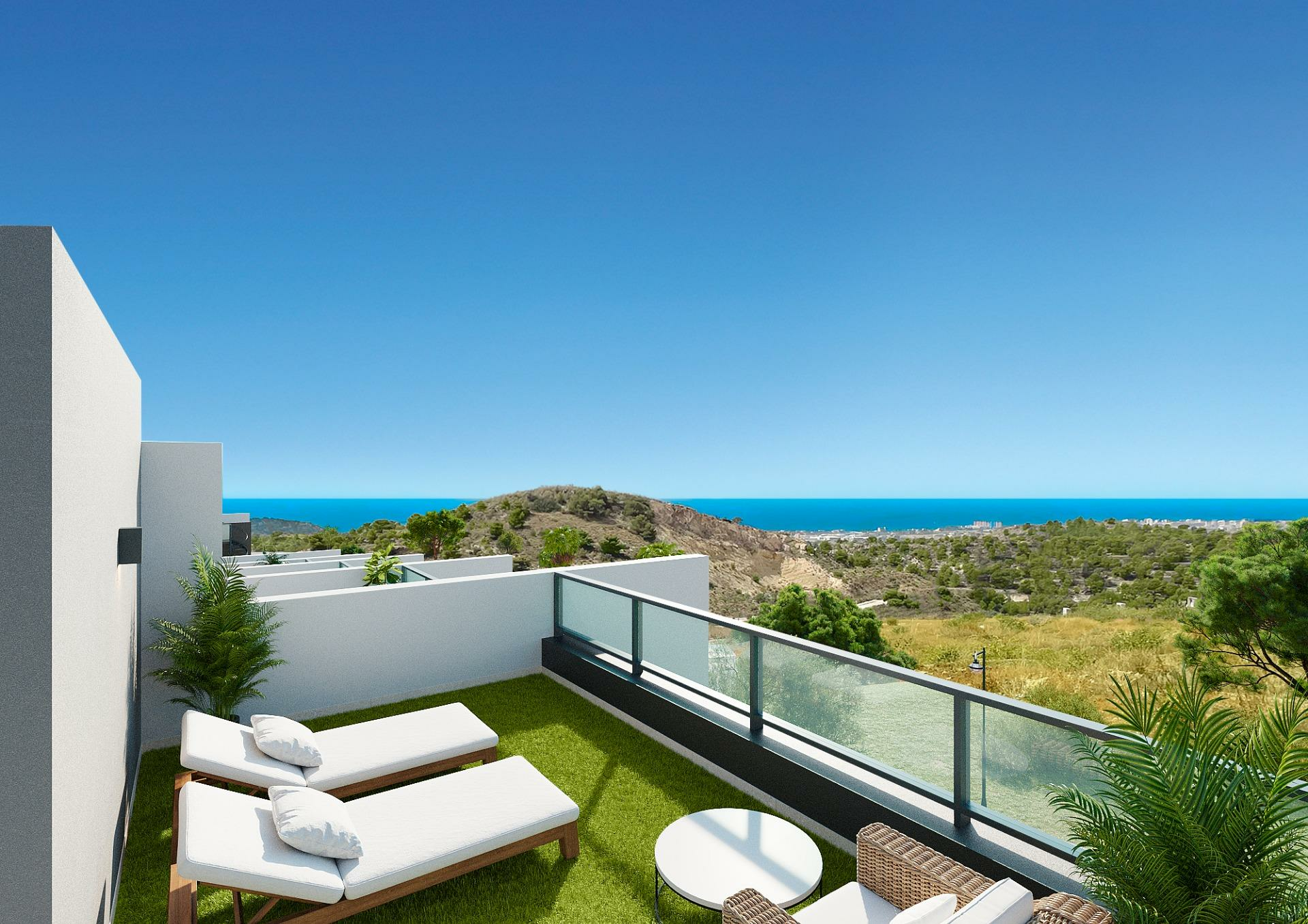 4-bedroom Terraced House In Finestrat, Spain (158 M²)