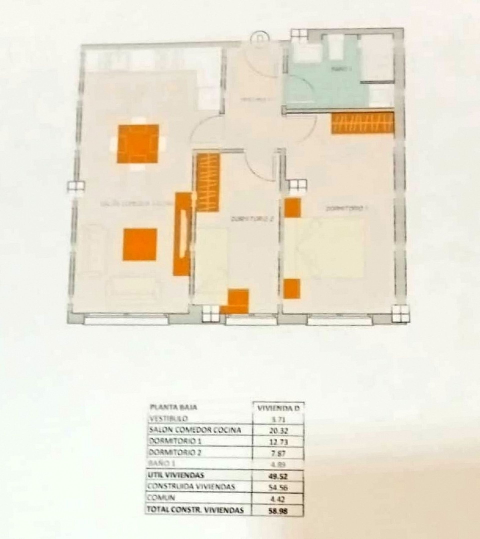 2-bedroom Townhouse In Petrer, Spain (56 M²)