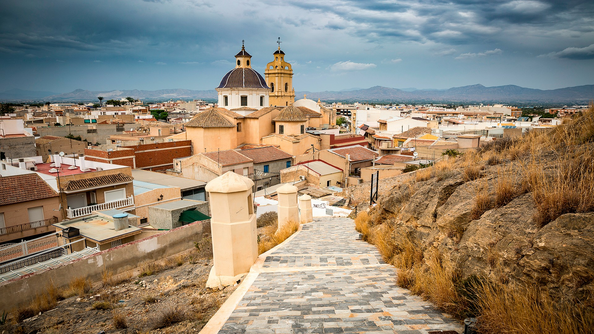 a view over Cox town in Vega Baja Alicante province, Comunidad V 3-bedroom Detached Villa In Cox, Spain (193 M²)
