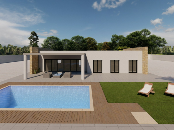 3-bedroom Detached Villa In Pinoso, Spain (168 M²)