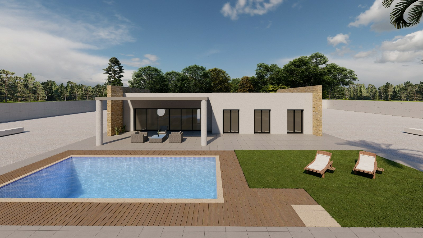 3-bedroom Detached Villa In Pinoso, Spain (168 M²)