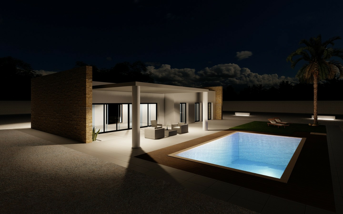 3-bedroom Detached Villa In Pinoso, Spain (168 M²)