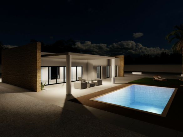 3-bedroom Detached Villa In Pinoso, Spain (168 M²)