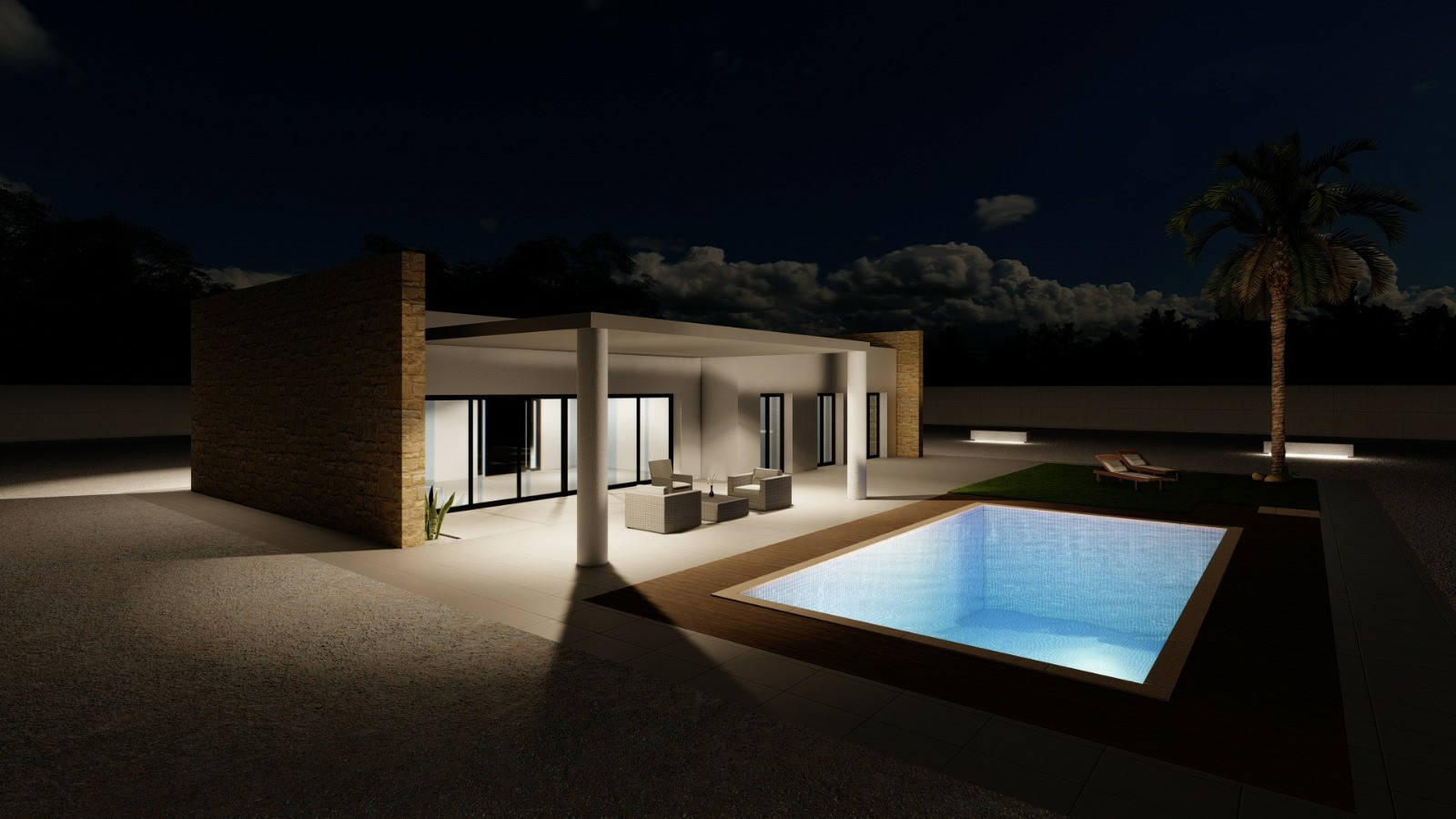 3-bedroom Detached Villa In Pinoso, Spain (168 M²)