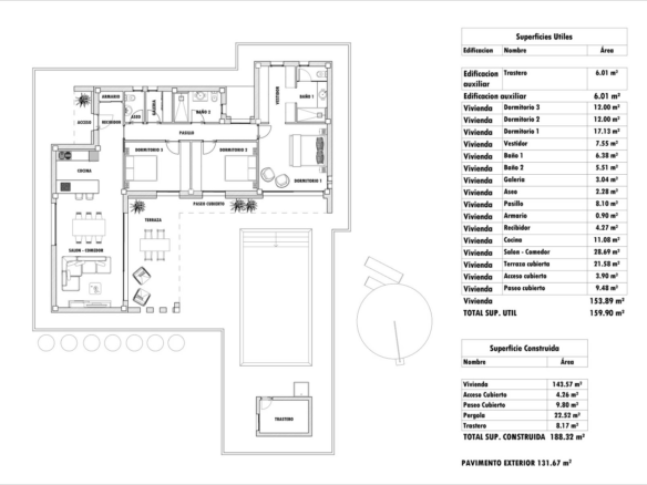 3-bedroom Detached Villa In Aspe, Spain (188 M²)