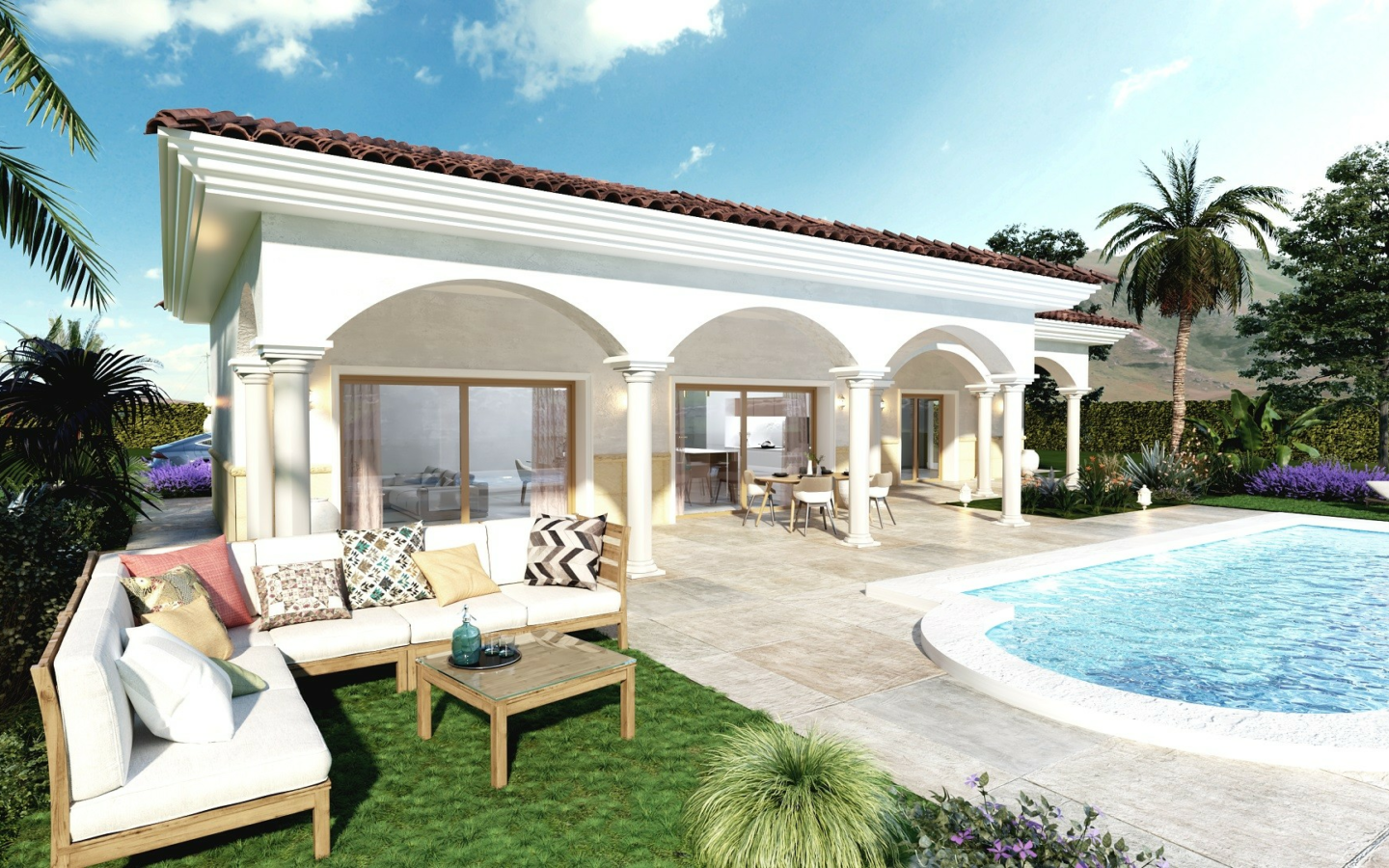 3-bedroom Detached Villa In Aspe, Spain (186 M²)