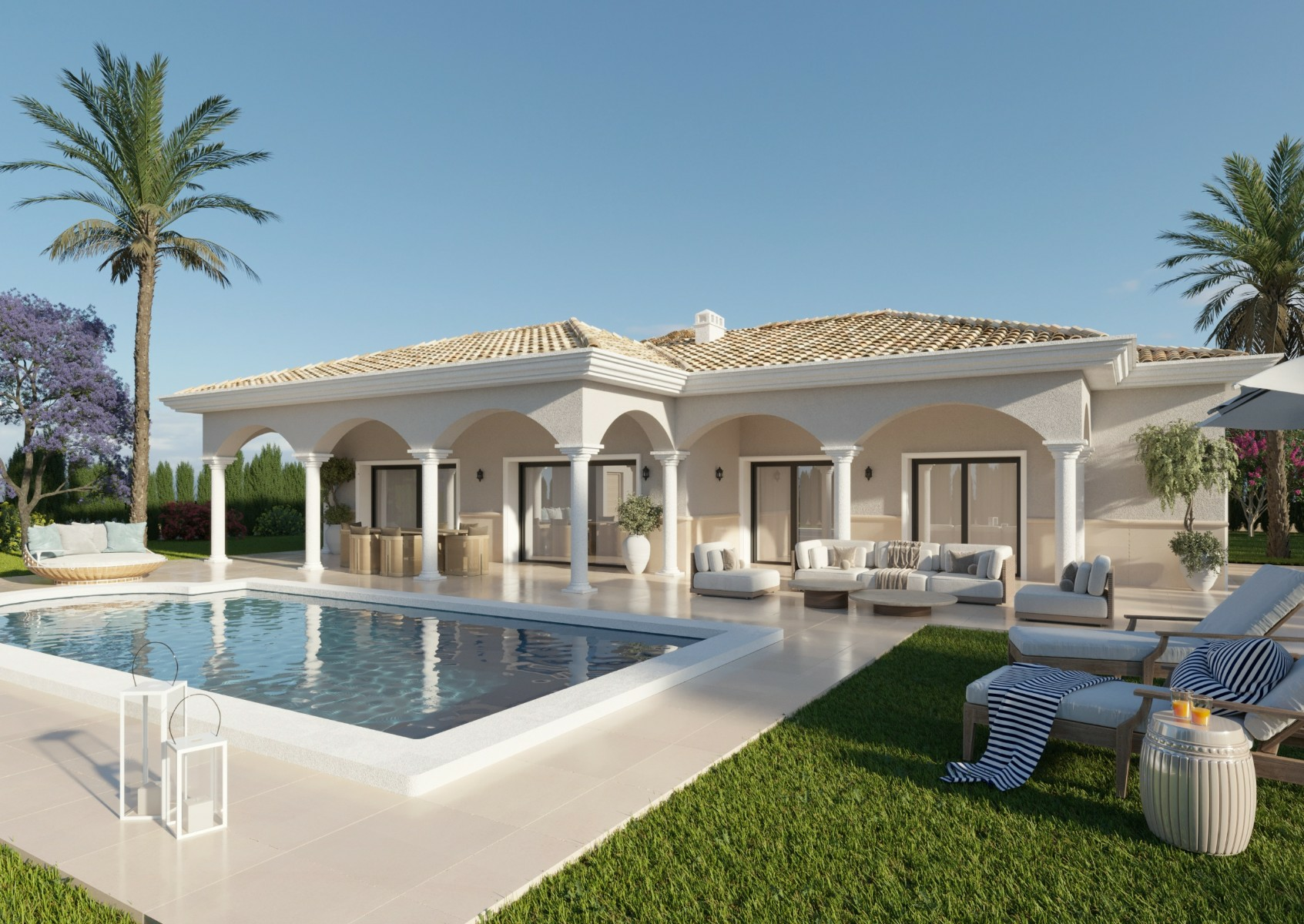 3-bedroom Detached Villa In Aspe, Spain (186 M²)